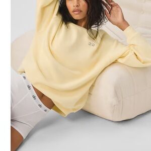 ALO Yoga Yellow Sweatshirt